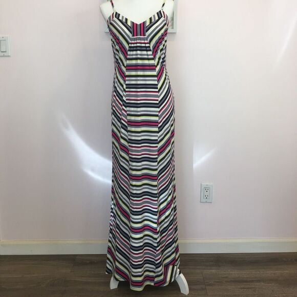 Striped Maxi Dress by Laundry by Shelli Segal Size Small - Picture 1 of 6